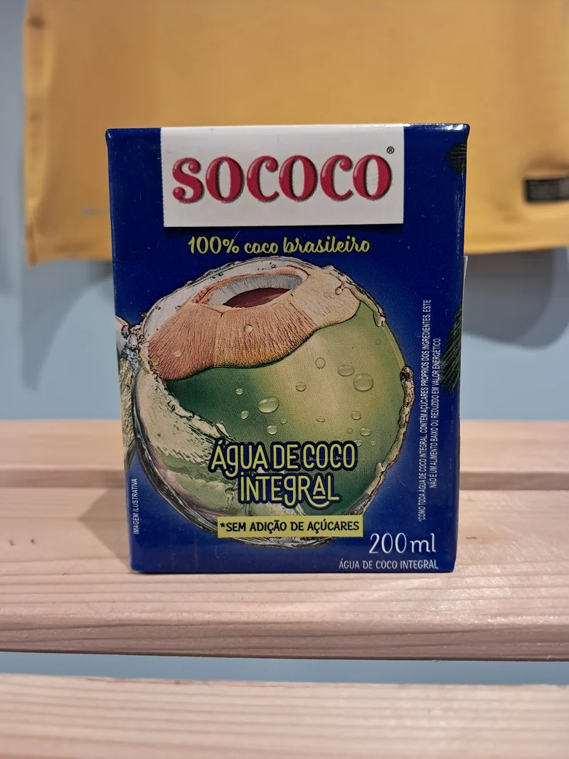 Eau de coco (Água de Coco) - SOCOCO - 200ml