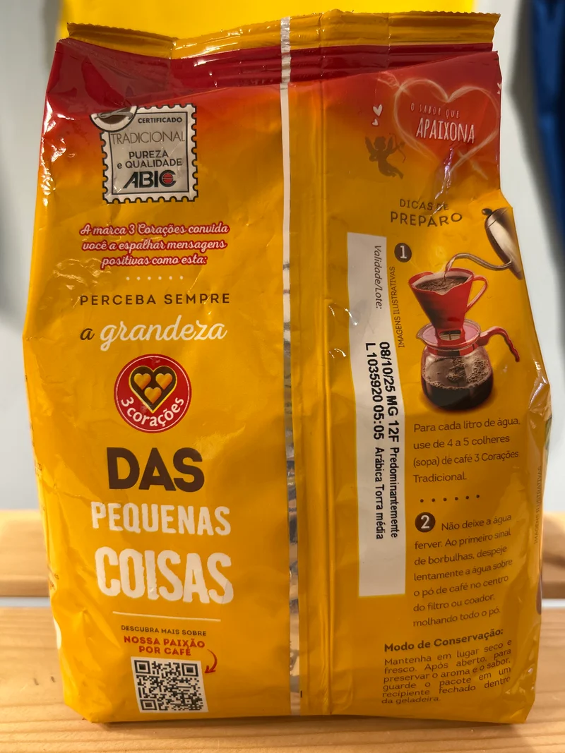 Café Tradicional - TRÊS CORAÇÕES - 250g