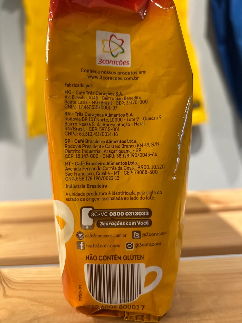 Café Tradicional - TRÊS CORAÇÕES - 250g