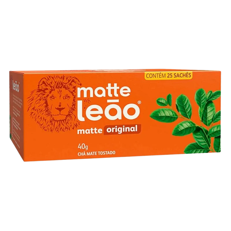 Tisane de maté sachet (Chá Matte Original) - LEÃO - 40g - Contém 25 sachês