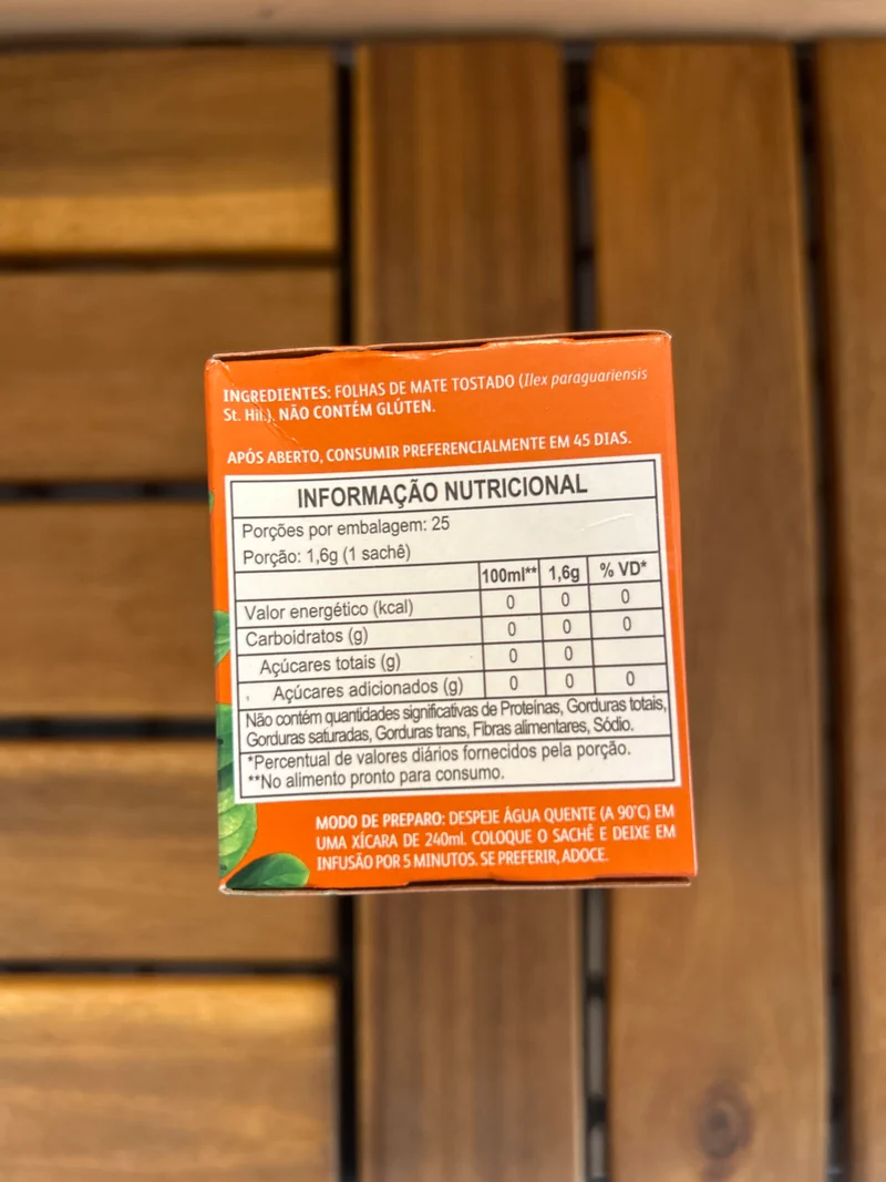 Tisane de maté sachet (Chá Matte Original) - LEÃO - 40g - Contém 25 sachês