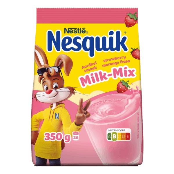 Nesquik Saveur Fraise sachet (Nesquik de Morango) - NESTLÉ - sachet 350g