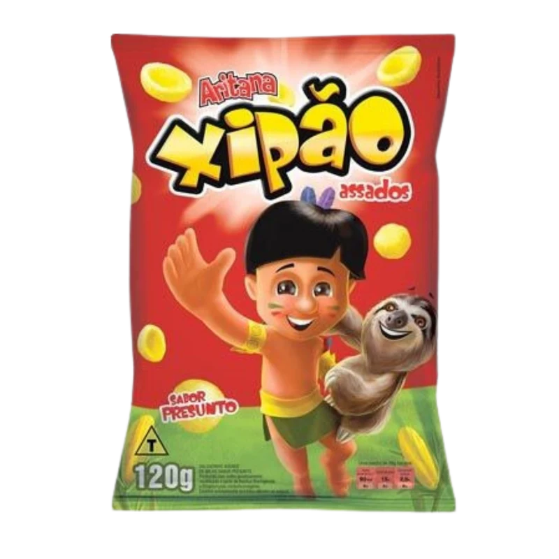 Snack saveur jambon (Salgadinho Xipão Presunto) - ARITANA - 120g