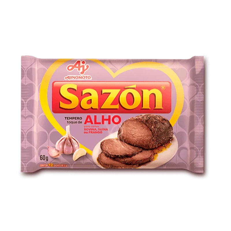 Assaisonnement ( touche d'ail ) (Tempero Toque de Alho) - SAZÓN - 60g