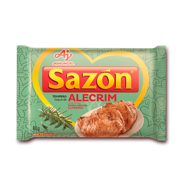 Assaisonnement touche de (Romarins) (Tempero Toque de Alecrim) - SAZÓN - 60g