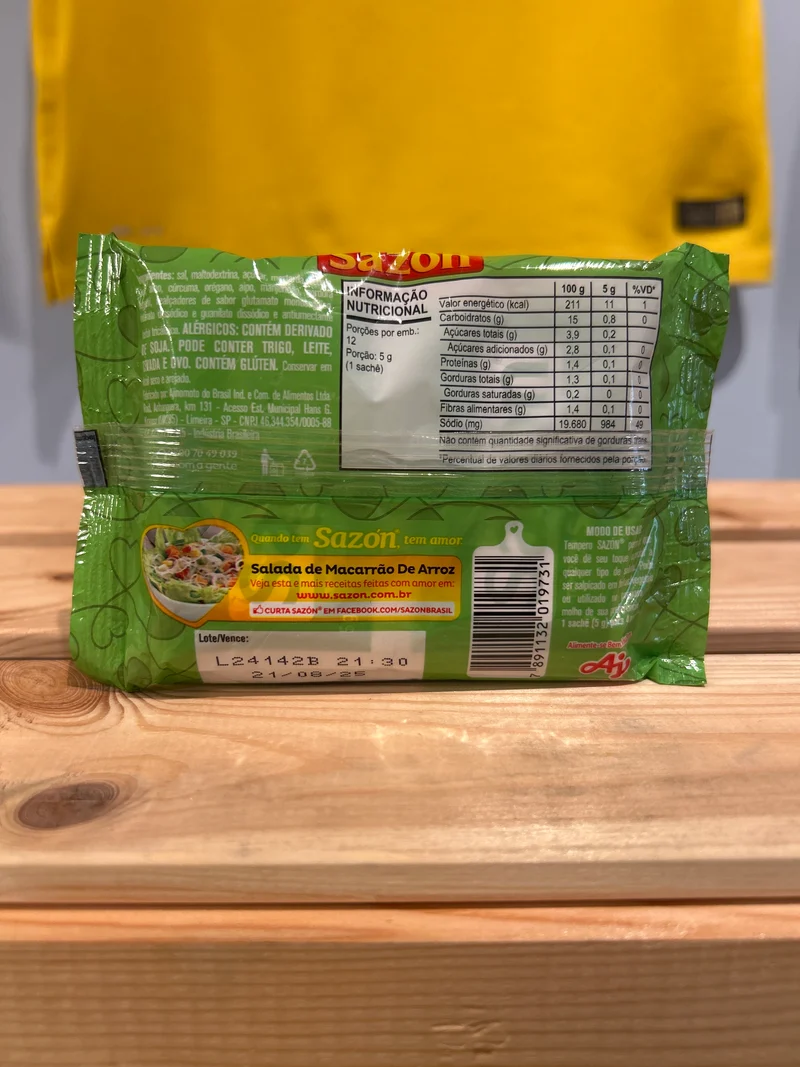 Assaisonnement (Salades)(Tempero Saladas) - SAZON - 60g