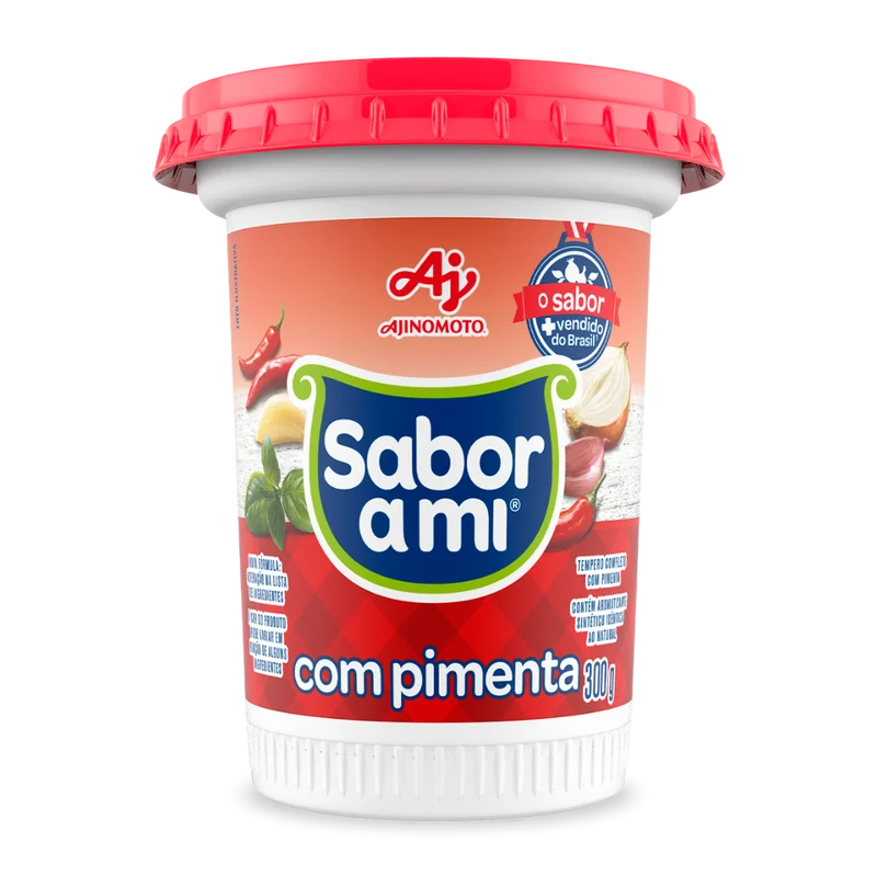 Assaisonnement (poivre et touche pimentée) Tempero Completo com Pimenta - SABOR AMI - 300g