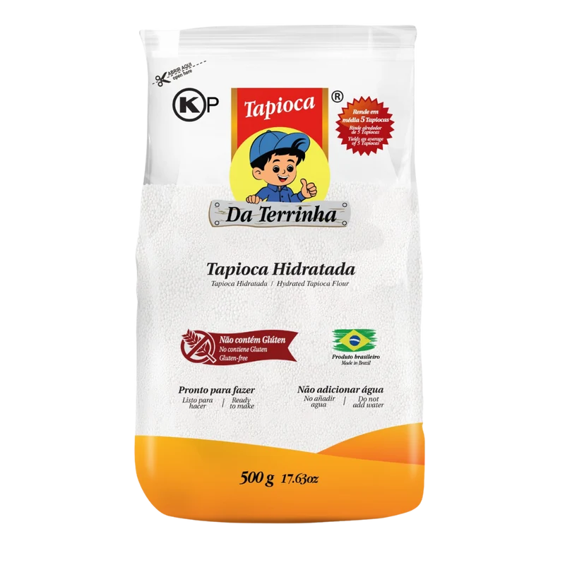 Tapioca Hydratée (Tapioca Hidratada - Goma de Tapioca Hidratada) - DA TERRINHA - 500g
