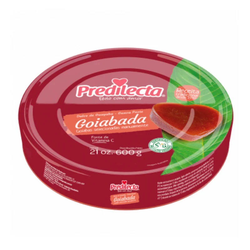 Pâte de Fruit à la Goyave en boite (Goiabada Lata) - PREDILECTA - 600g
