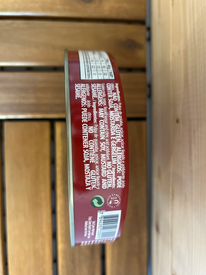 Pâte de Fruit à la Goyave en boite (Goiabada Lata) - PREDILECTA - 600g