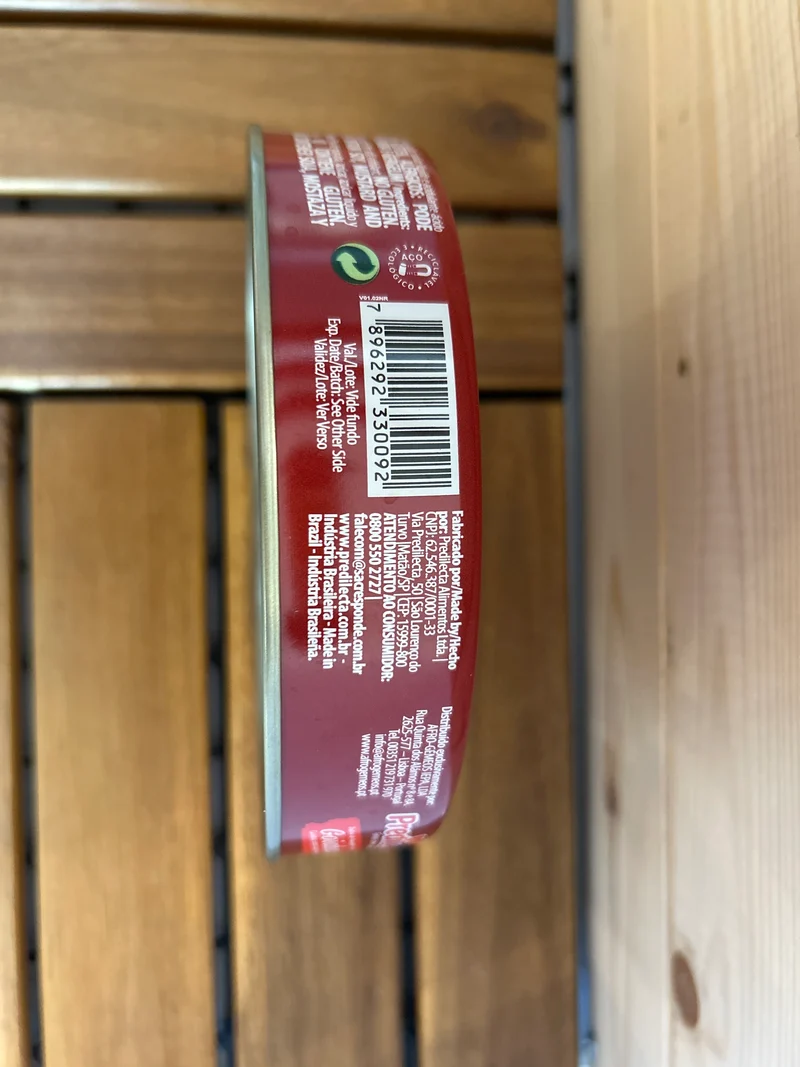 Pâte de Fruit à la Goyave en boite (Goiabada Lata) - PREDILECTA - 600g