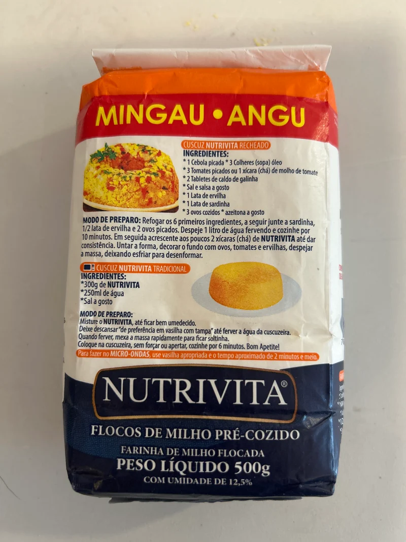 Combo - Flocos de Milho para Cuscuz - NUTRIVITA - 500g - Compre 3 unidades e ganhe 10% de desconto
