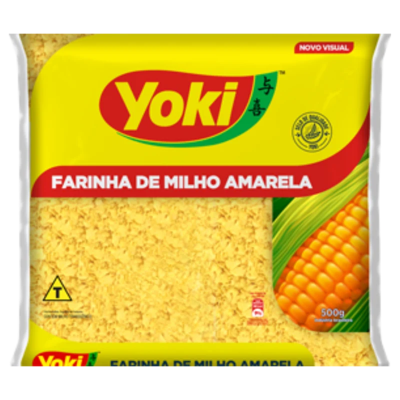 Farine de maïs jaune (Farinha de Milho Amarela) - YOKI - 500g