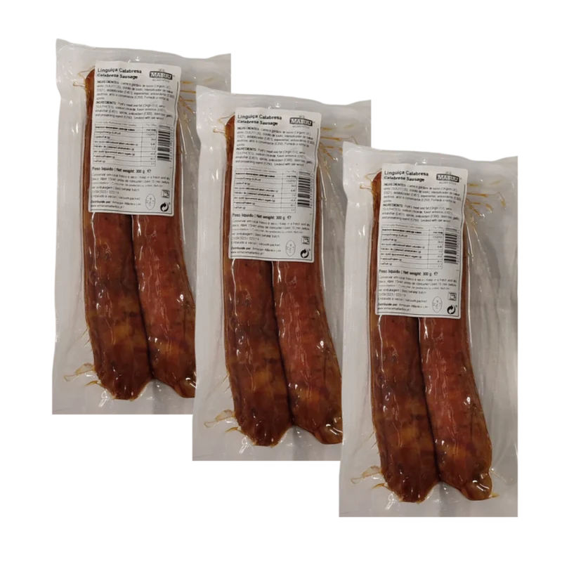 Combo - Linguiça Calabresa - MABIJU - 300g - Compre 3 unidades e ganhe 10% de desconto