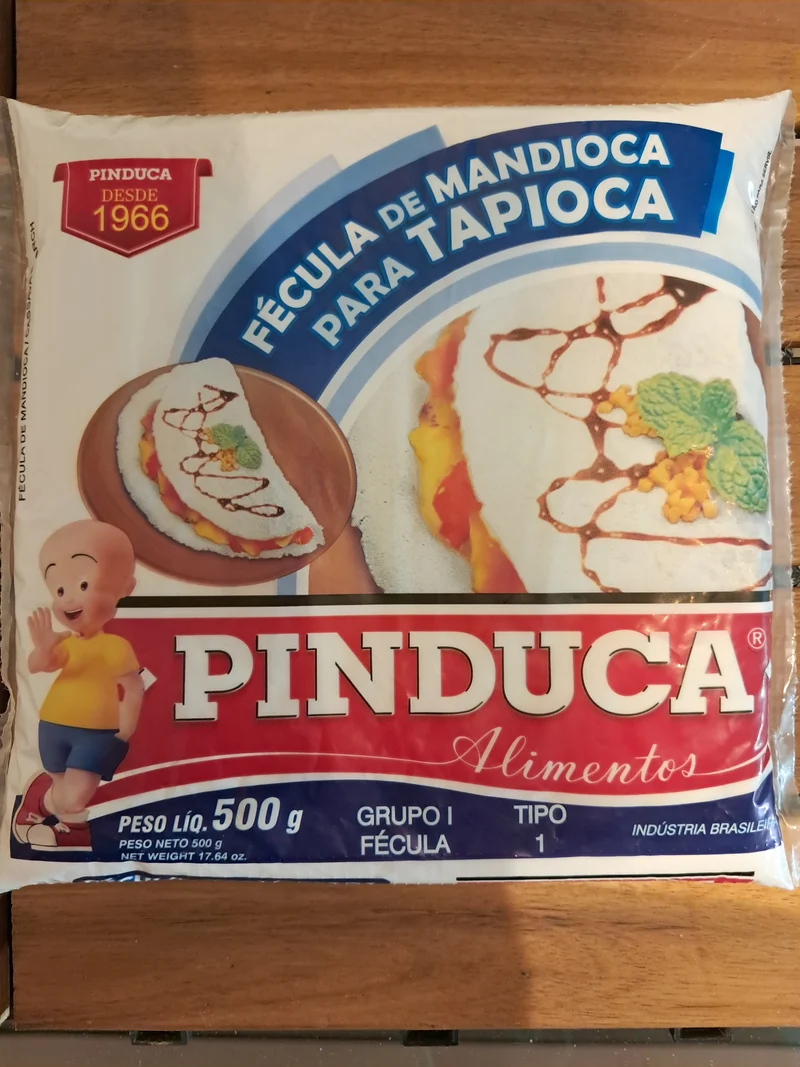 Fécule de Manioc pour Tapioca (Fécula de Mandioca para Tapioca) - PINDUCA - 500g