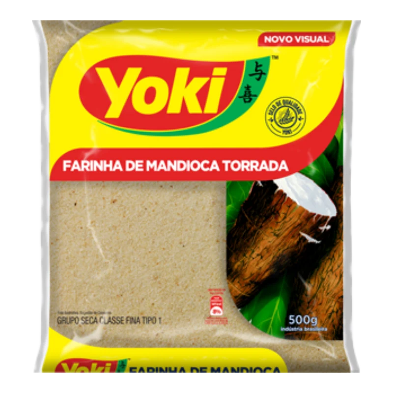 Farine de manioc grillée (Farinha de mandioca torrada) - YOKI - 500g