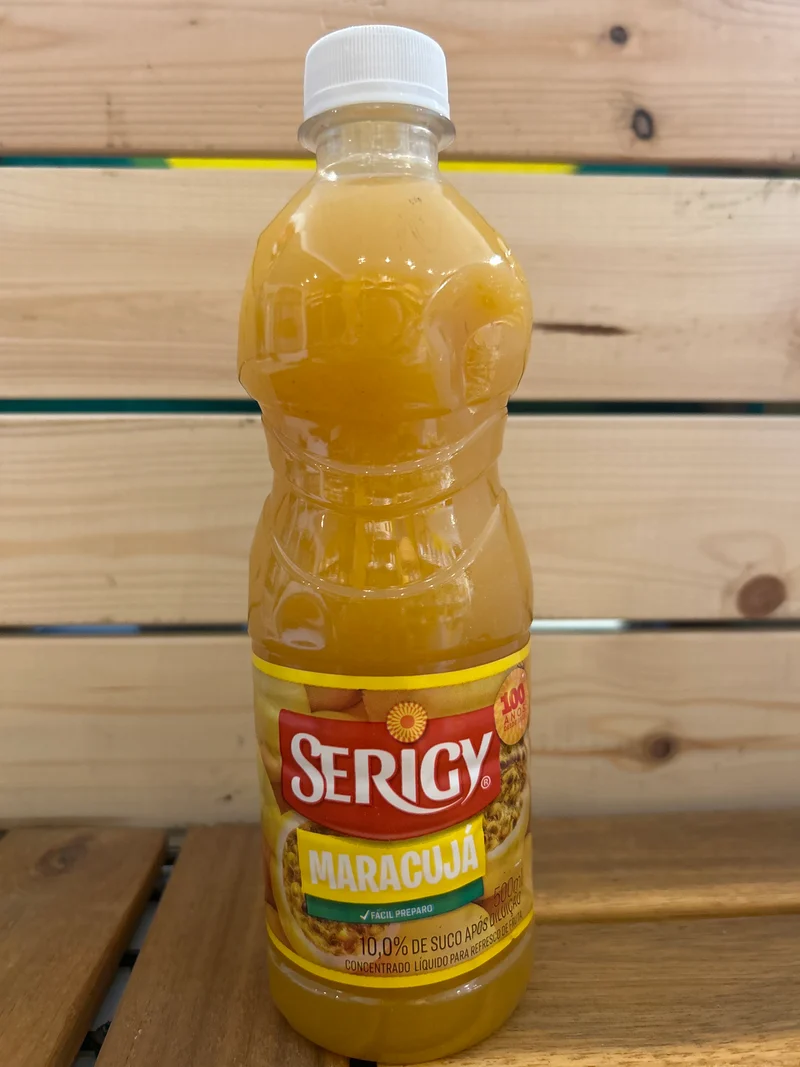 Jus de Fruits concentré (Fruits de la passion) (Suco Concentrado de Maracujá) - SERIGY - 500ml