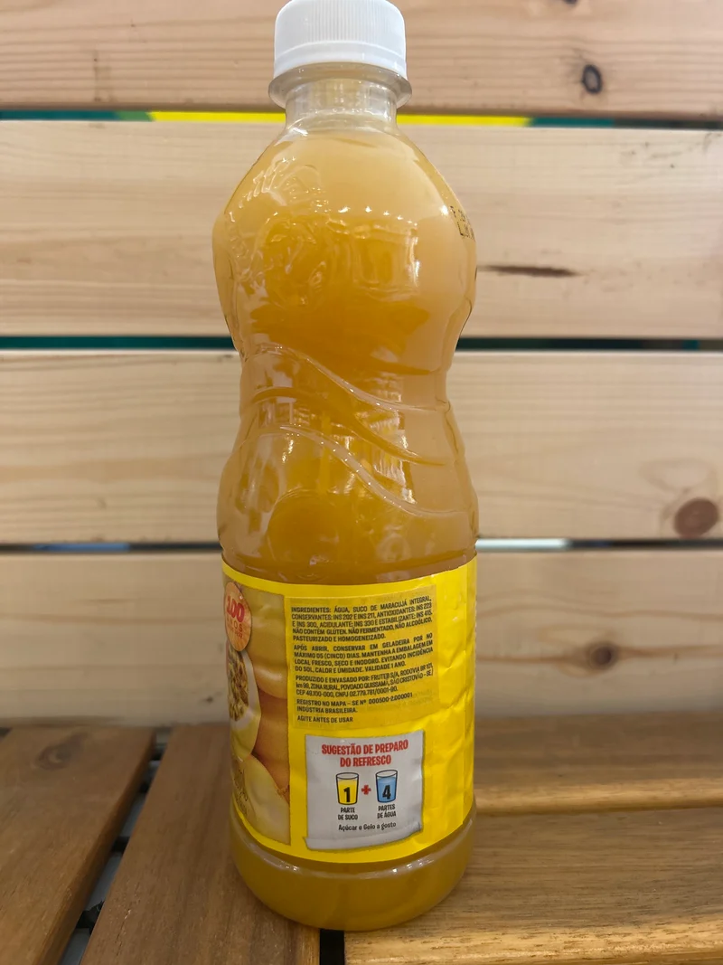 Jus de Fruits concentré (Fruits de la passion) (Suco Concentrado de Maracujá) - SERIGY - 500ml