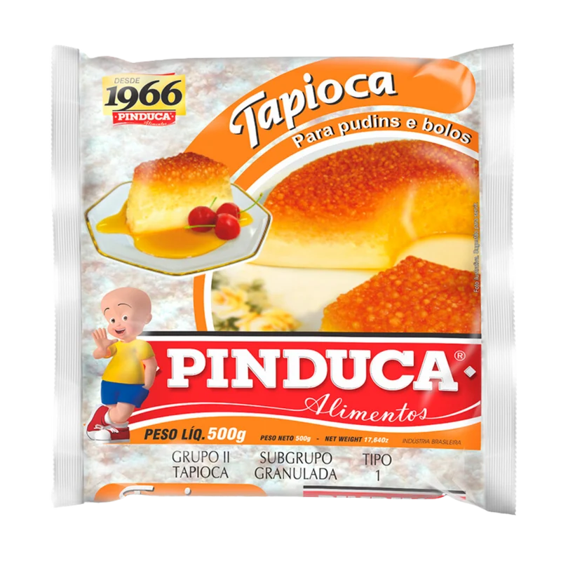 Fécule de manioc granulé (Tapioca Granulada) - PINDUCA - 500g