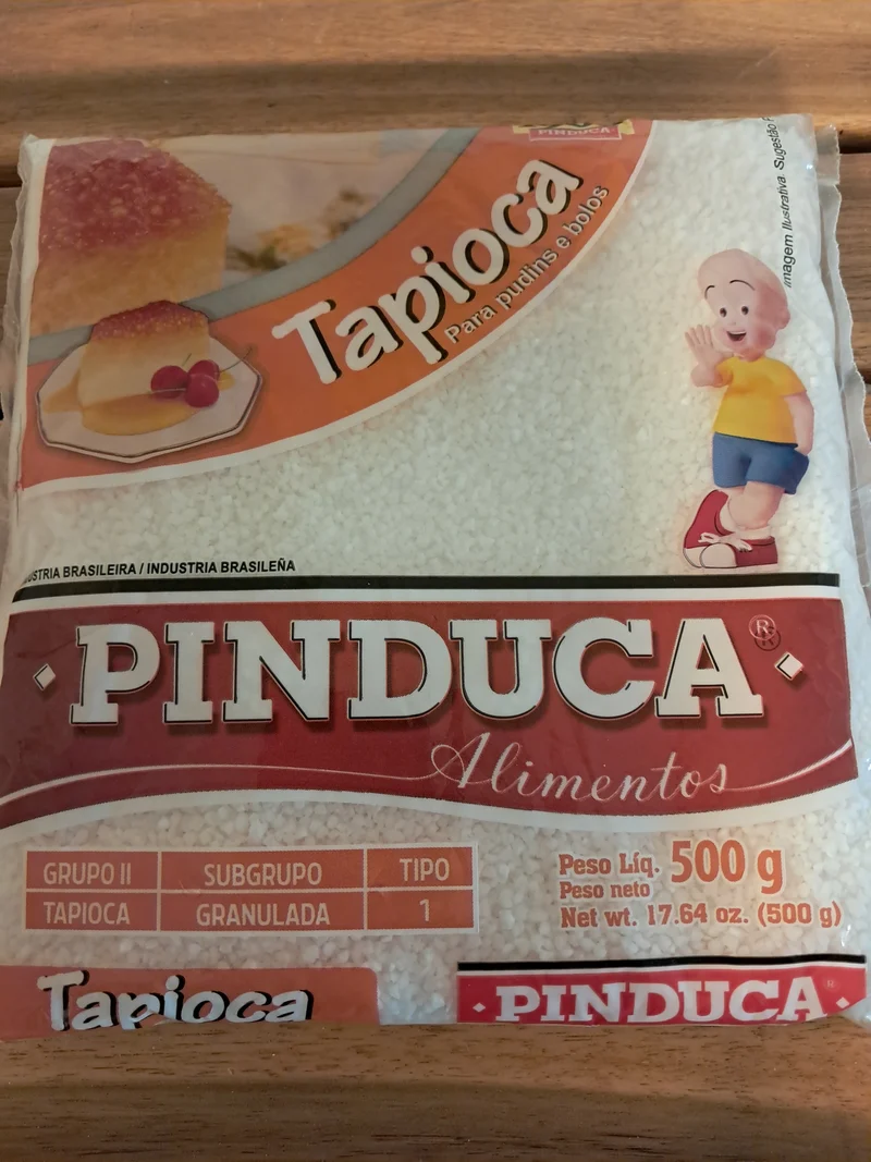 Fécule de manioc granulé (Tapioca Granulada) - PINDUCA - 500g