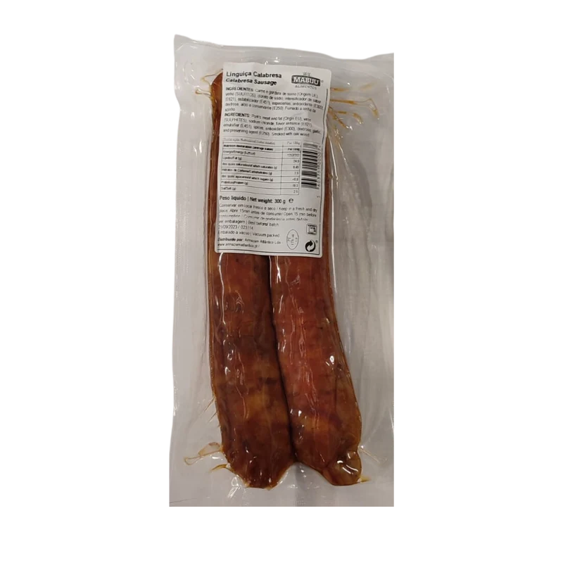 Saucisses calabraises (Linguiça Calabresa) - MABIJU - 300g