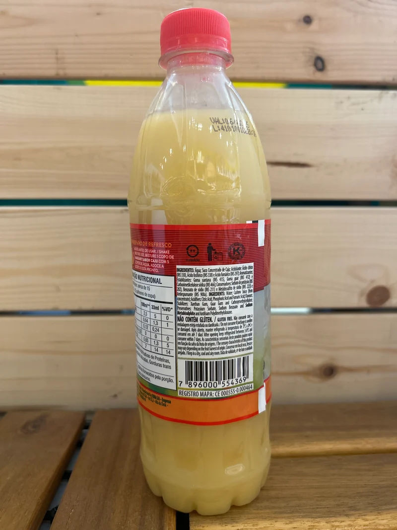Jus de Fruits concentré (Fruits cajou) (Suco concentrado de Caju) - MAGUARY - 500ml