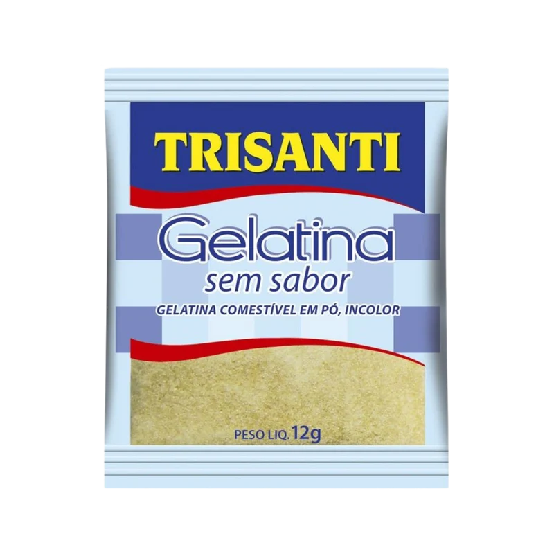 Gélatine en Poudre Sans Saveur (Gelatina em Pó Sem Sabor) - TRISANTI - 12g