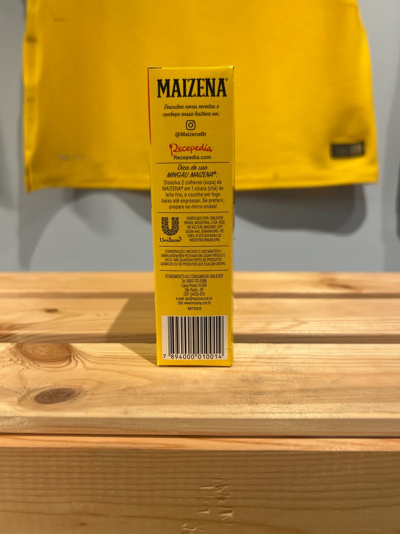 Amidon de maïs (Amido de Milho) - MAIZENA - 400g