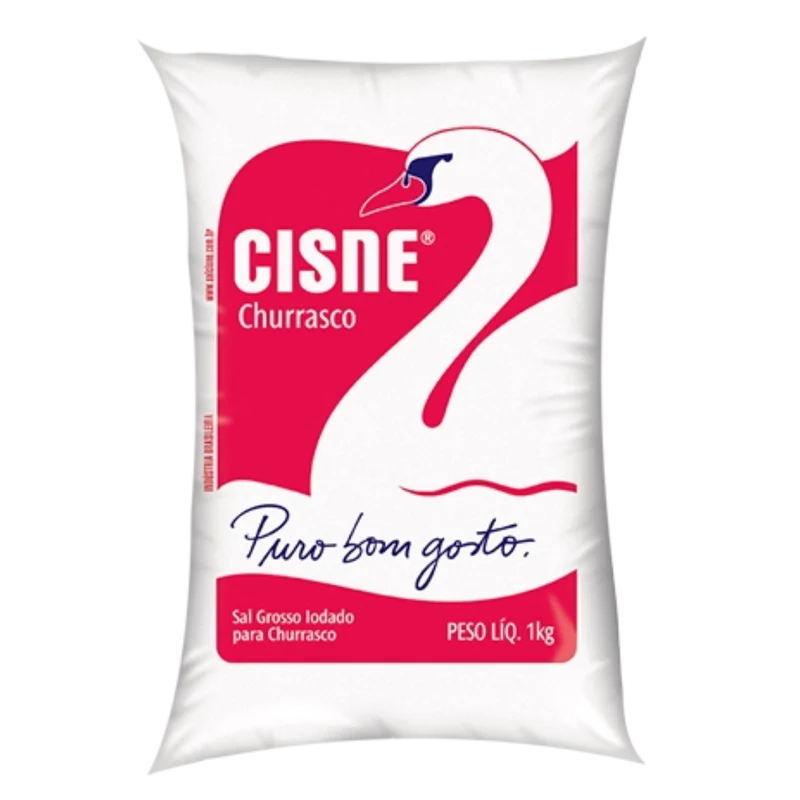 Gros sel pour barbecue (Sal Grosso para Churrasco) - CISNE - 1kg