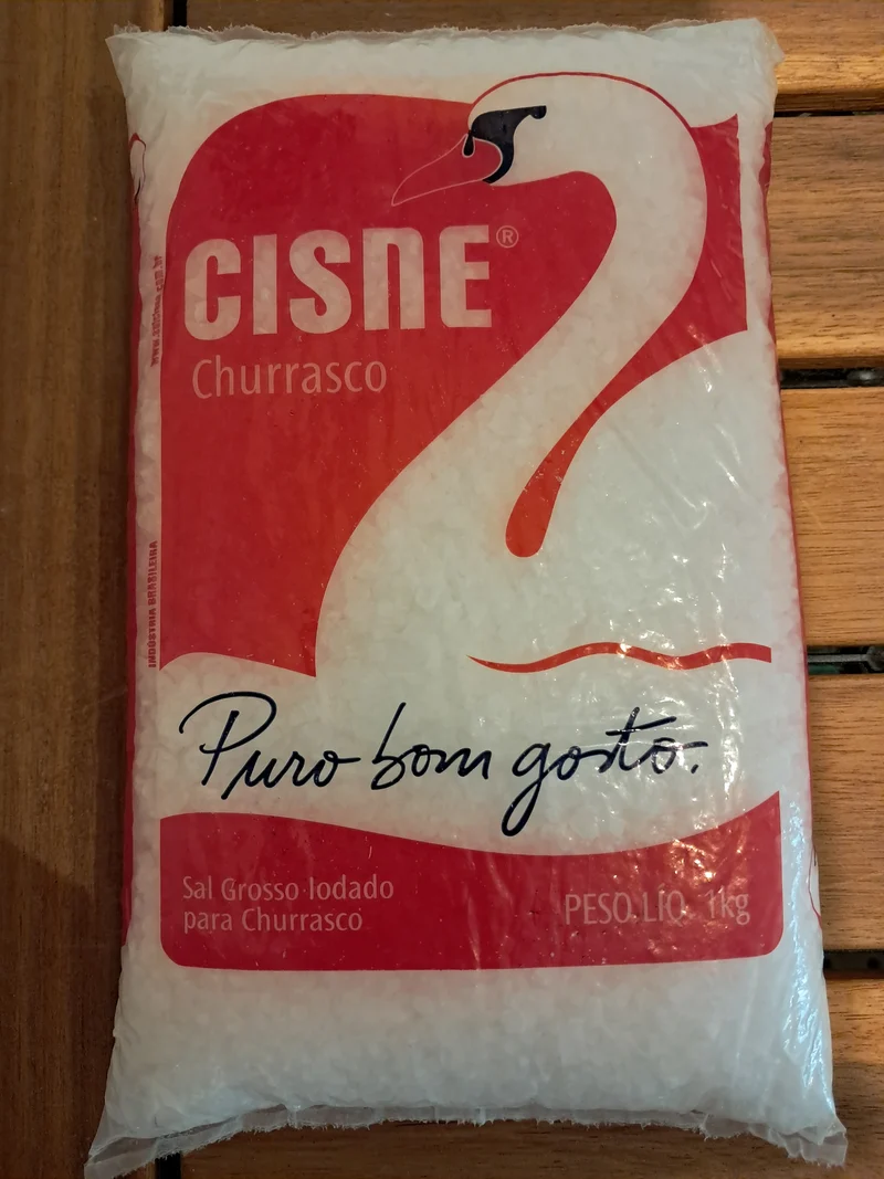 Gros sel pour barbecue (Sal Grosso para Churrasco) - CISNE - 1kg