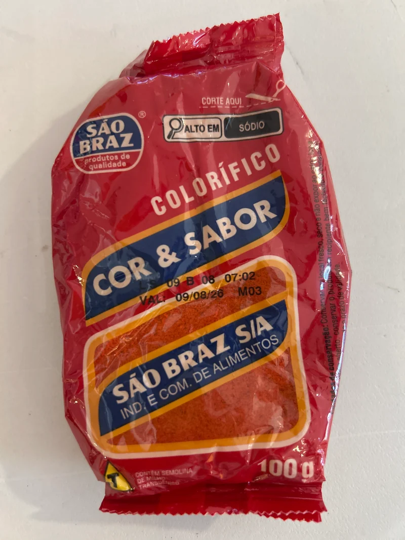 Colorífico (Colorau) - SÃO BRAZ - 100g
