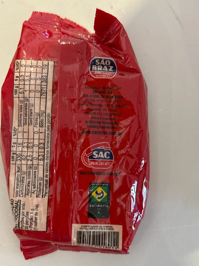Colorífico (Colorau) - SÃO BRAZ - 100g