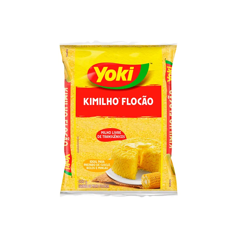 Flocons de maïs (Farinha de Milho Kimilho Flocão) - YOKI - 500g