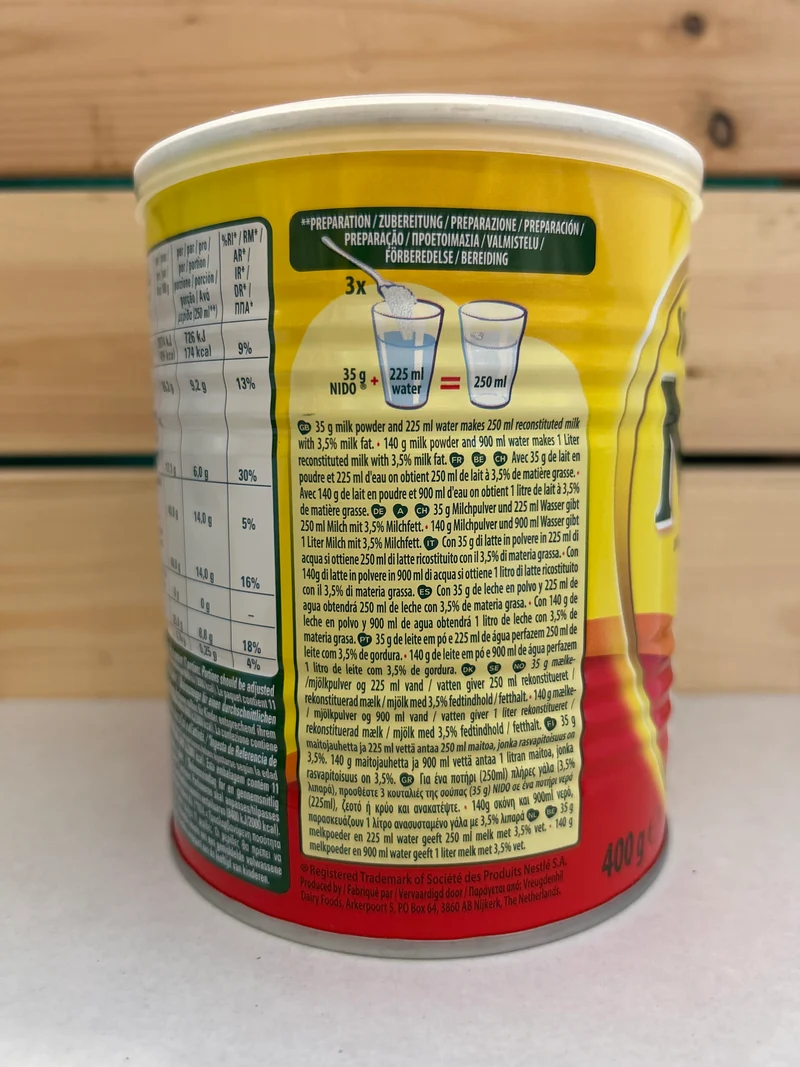 Lait en Poudre (Leite em Pó Nido (Ninho)) - NESTLÉ - 400g