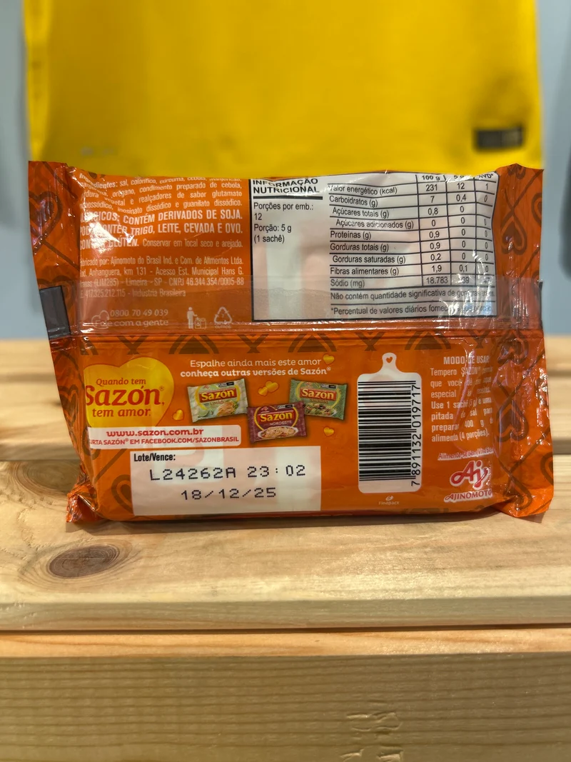 Assaisonnement pour pâtes (Tempero Massas) - SAZÓN - 60g
