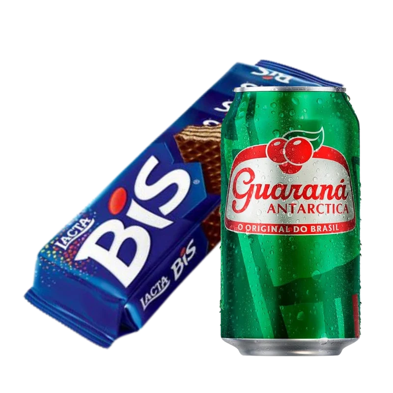 Combinação Perfeita - Chocolate BIS Tradicional - LACTA - 100,8g + Guaraná Antarctica - 330ml