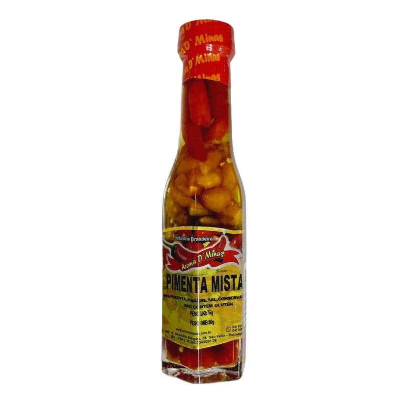 Melange Piments rouge et vert (Malegueta) (Pimenta Malagueta Misturada) - AROMA DE MINAS - 30g