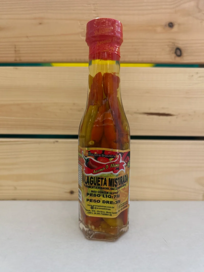 Melange Piments rouge et vert (Malegueta) (Pimenta Malagueta Misturada) - AROMA DE MINAS - 30g