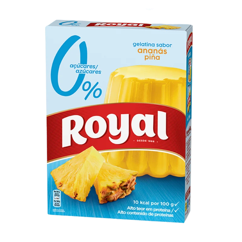 Gelatina em Pó Light Abacaxi - ROYAL - 31g
