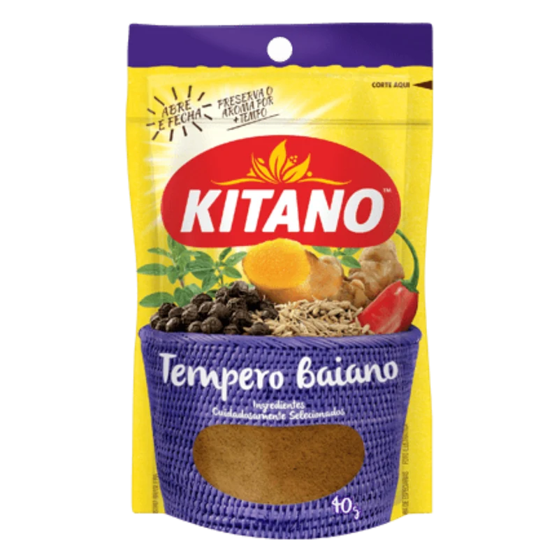 Assaisonnement (Saveurs bahianaise) Tempero Baiano - KITANO - 40g