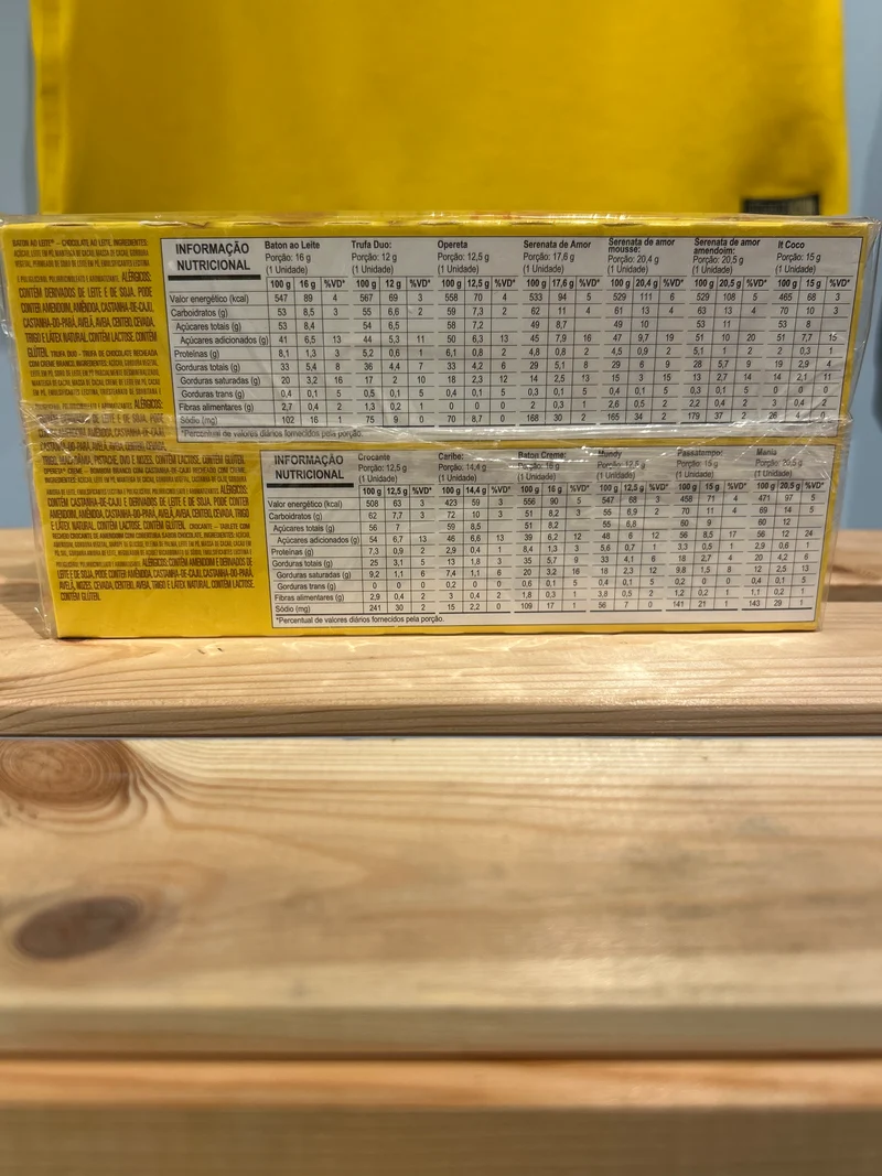 Assortiment de chocolat brésilien (Caixa de Bombom) - GAROTO - 220g