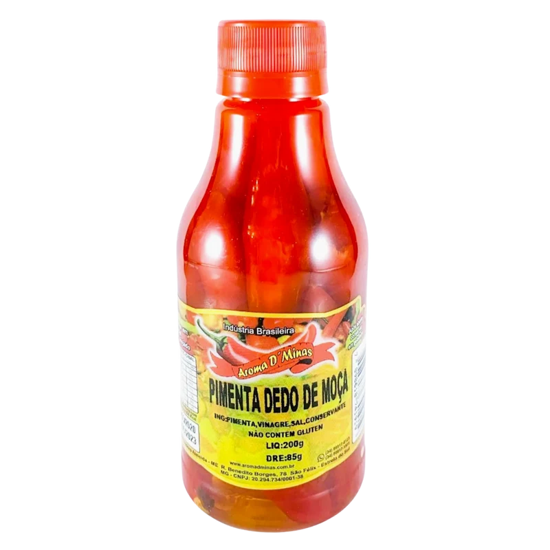 Piments Dedo de Moça (Pimenta Dedo de Moça) - AROMA DE MINAS - 85g