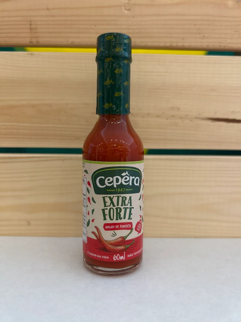 Sauce Piment Extra Fort (Molho de Pimenta Extra Forte) - CEPÊRA - 60ml
