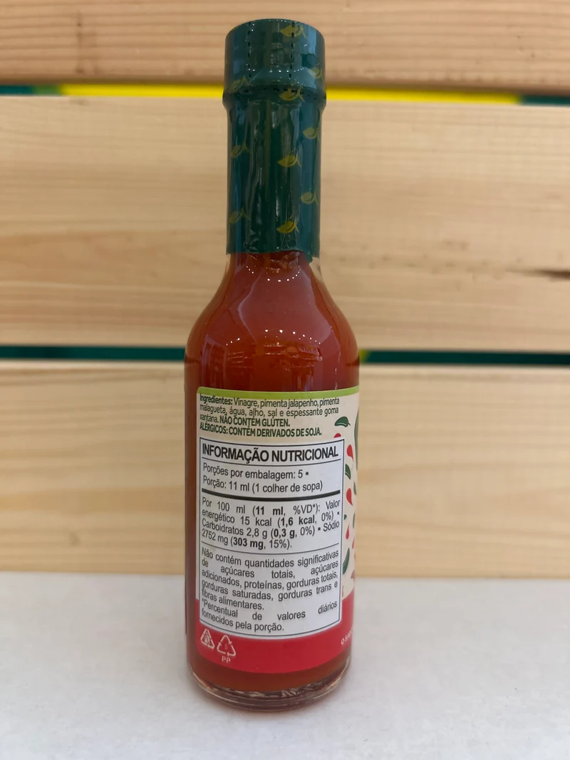 Sauce Piment Extra Fort (Molho de Pimenta Extra Forte) - CEPÊRA - 60ml