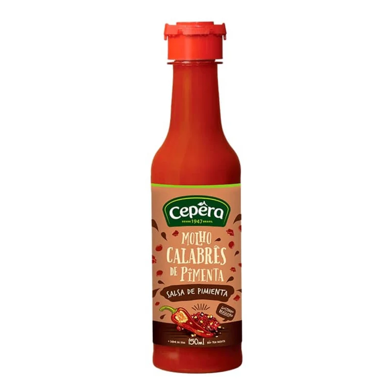 Sauce Piments Calabrais (Molho de Pimenta Calabrês) - CEPÊRA - 150ml