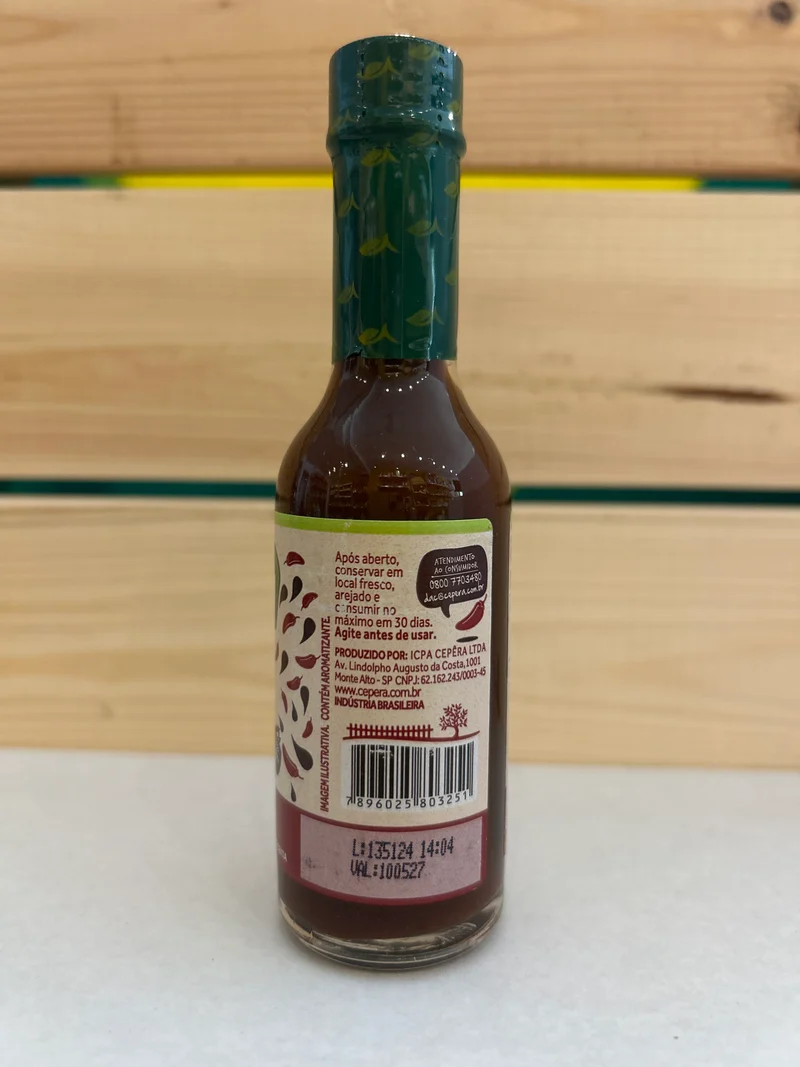 Sauce Piment Chipotle (Molho de Pimenta Chipotle) - CEPÊRA - 60ml