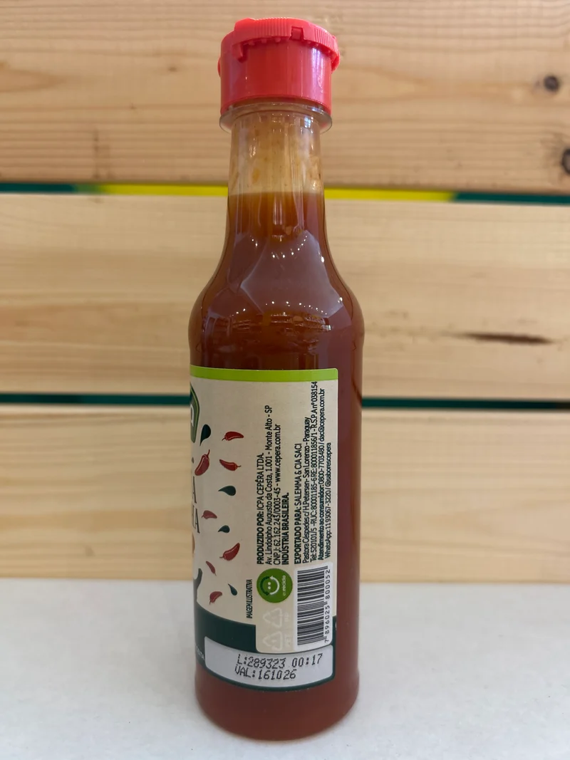 Sauce Piment Rouge (Molho de Pimenta Vermelha) - CEPÊRA - 150ml