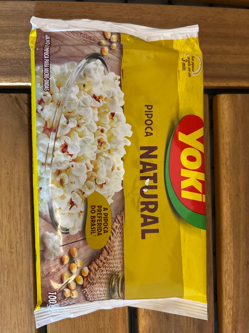 Pop-corn micro-ondes nature (Pipoca para Microondas Natural) - YOKI - 100g