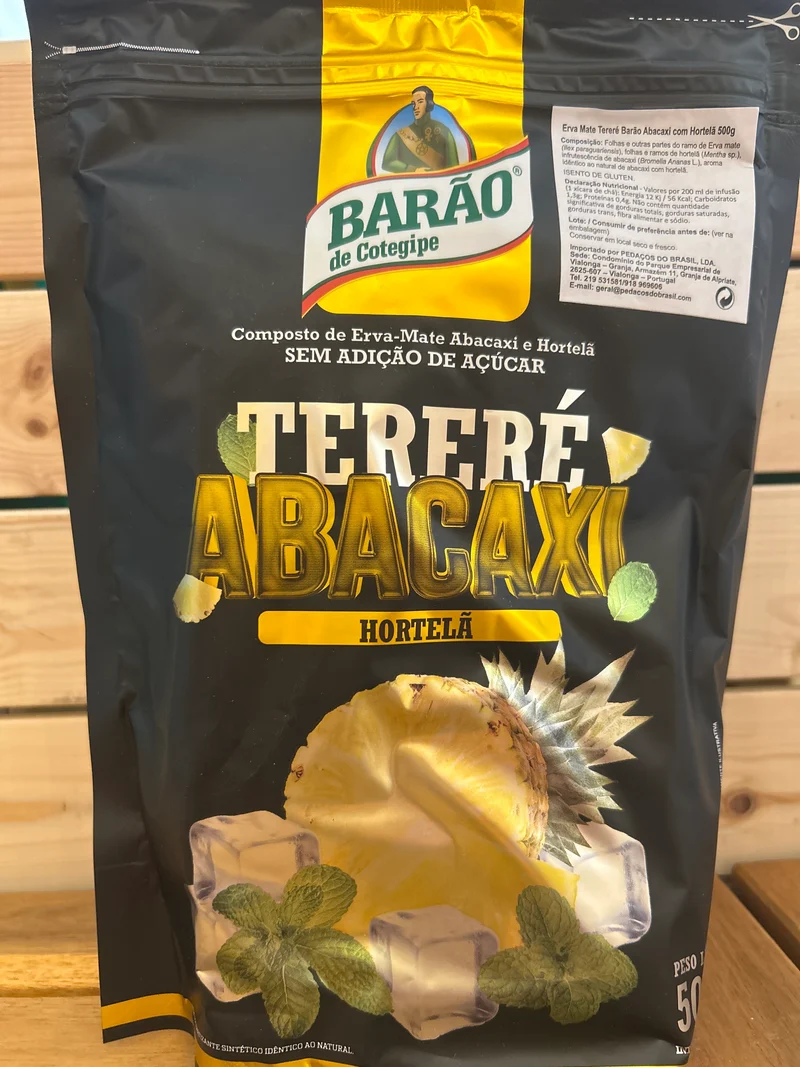 yerba mate pour mate tereré saveur ananas et menthe (Erva Mate para Tereré Abacaxi e Hortelã) BARÃO - 500g