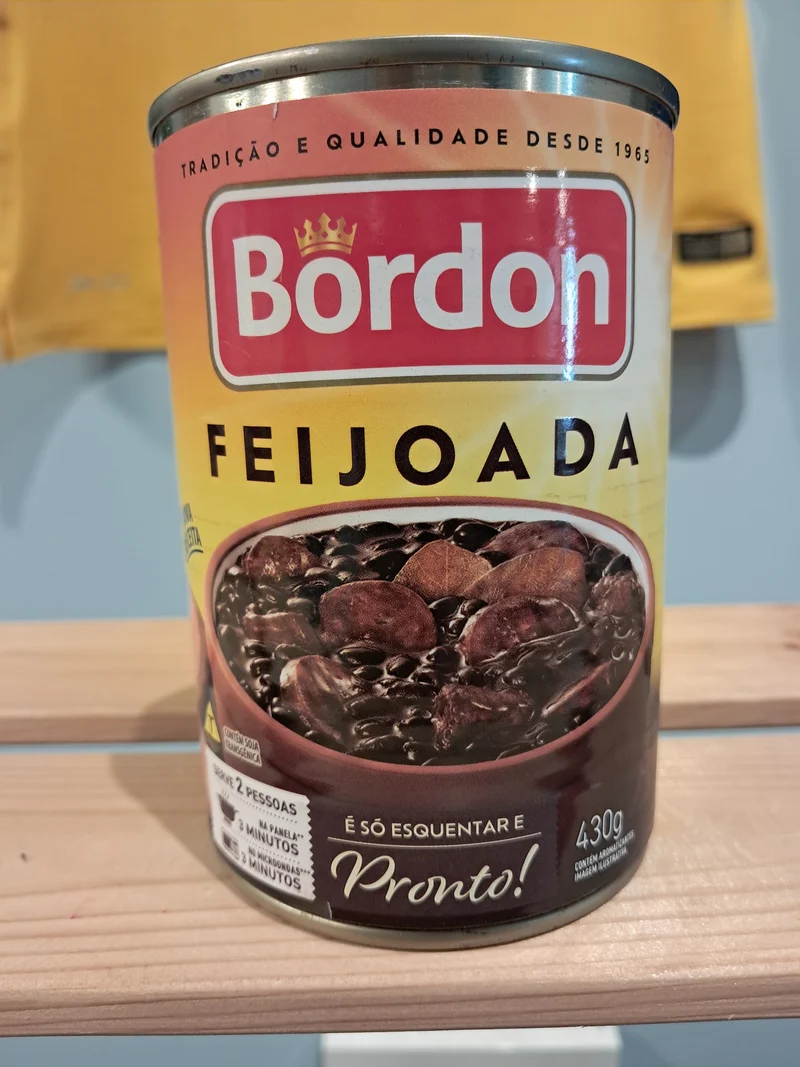 Feijoada Brésilienne - Prête à Manger (Feijoada Brasileira) - BORDON - 430g